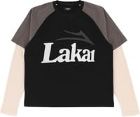 Lakai Double Layer Raglan Longsleeve L/S T-Shirt - black