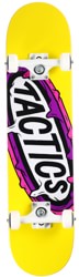Tactics 7.5 Logo Complete Skateboard - oval drip