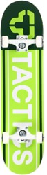 Tactics 8.0 Logo Complete Skateboard - stripes