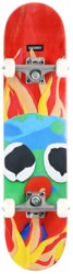 Theories Oh No! 7.25 Complete Skateboard - red