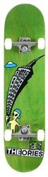 Theories Rave Kid 7.875 Complete Skateboard - green