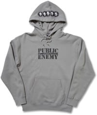 Lakai Public Enemy Classic Pullover Hood Hoodie - smoke