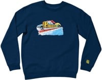 Lakai Push Crewneck Sweatshirt - navy