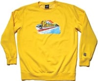 Lakai Push Crewneck Sweatshirt - yellow