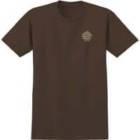 Krooked Krooked MG T-Shirt - dark chocolate/cream