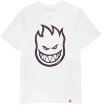 Spitfire Bighead T-Shirt - white/dark red print