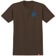 Spitfire Classic '87 Swirl Fill T-Shirt - dark chocolate/blue-white