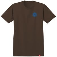 Spitfire Classic '87 Swirl Fill T-Shirt - dark chocolate/blue-white