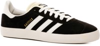 Adidas Gazelle ADV Skate Shoes - core black/cream white/gold metallic