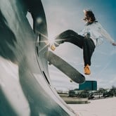 Skateboarding