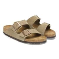 Birkenstock Women's Arizona Suede Leather Sandals - taupe