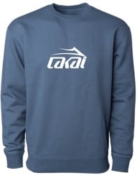 Lakai Basic Crew Neck L/S T-Shirt - steel blue