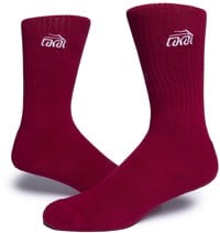 Lakai Basic Crew Sock - burgundy