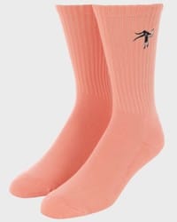 Lakai Flareface Crew Sock - burnt orange