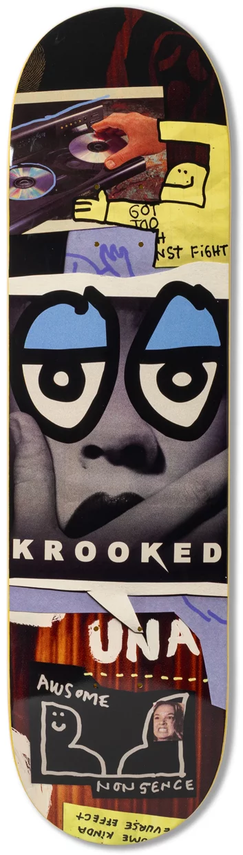 Krooked Una Nonsense 8.28 Skateboard Deck - assorted | Tactics