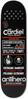 Anti-Hero Cardiel Fueled Up 8.62 Skateboard Deck - black - view large