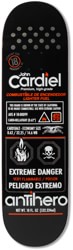 Anti-Hero Cardiel Fueled Up 8.62 Skateboard Deck - black