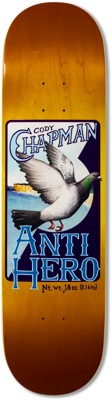 Anti-Hero Chapman Homers 8.32 Skateboard Deck - yellow - view large