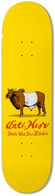 Anti-Hero Daan Dutch Belted 8.28 Skateboard Deck - yellow - view large