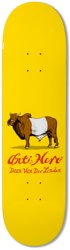 Anti-Hero Daan Dutch Belted 8.28 Skateboard Deck - yellow