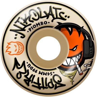 Spitfire Nikolai Pro Formula Four Skateboard Wheels - natural (99d) - view large