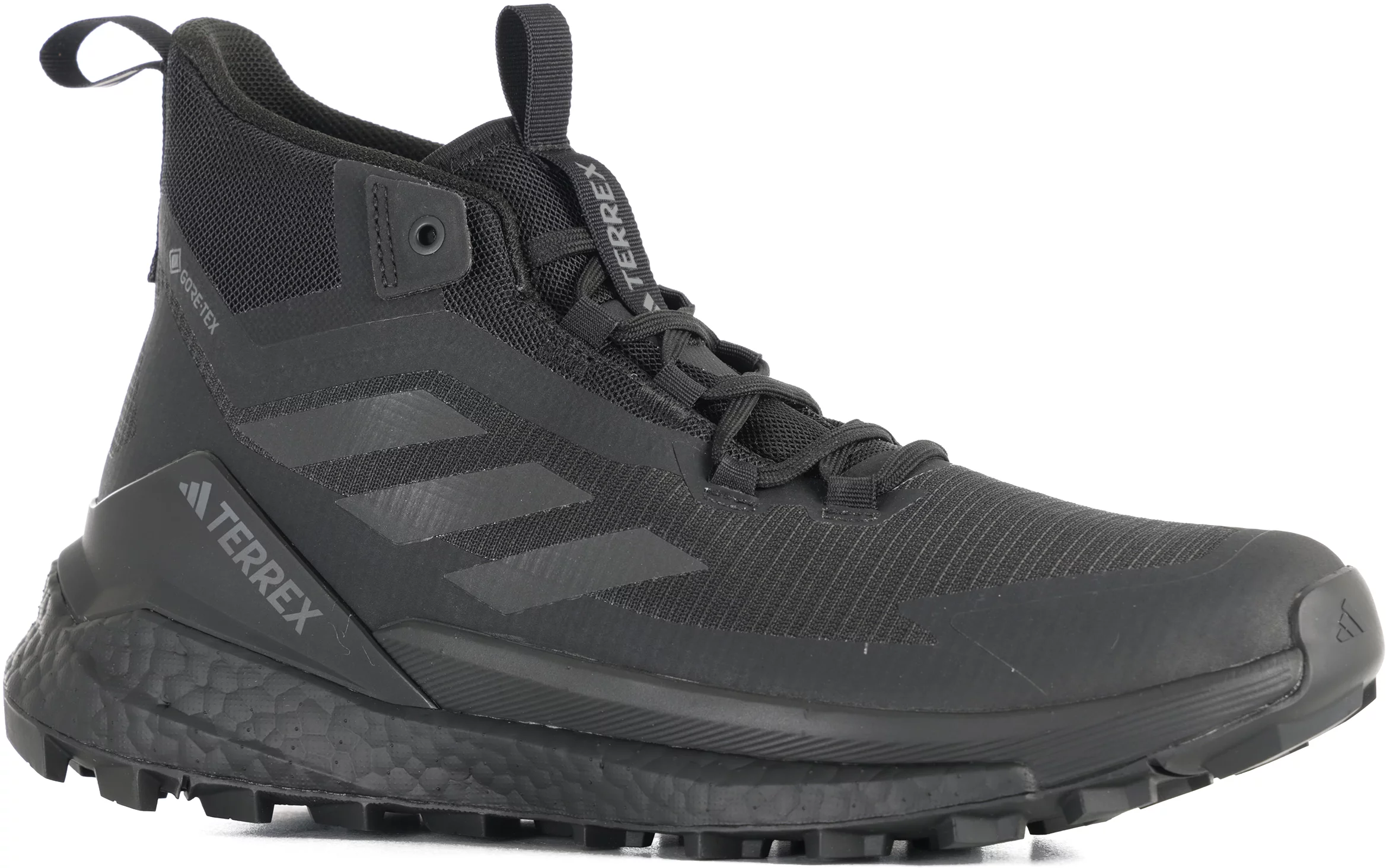 ADIDAS mens black TERREX‎ FREE HIKER Hiking Shoes Adidas Terrex Free Hiker 2 Shoes - Core Black/ Carbon GZ0680  main image 3