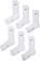 Nike SB ED ELVD Crew 6-Pack Sock - white/black - 6 pack