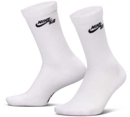 Nike SB ED ELVD Crew 3-Pack Sock - white/black - view large