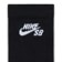 Nike SB ED ELVD Crew 3-Pack Sock - black/white - detail