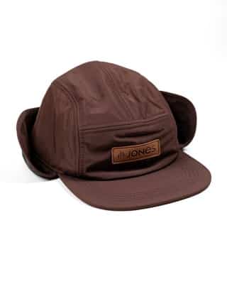 Jones Denali Recycled Fleece Earflap 5-Panel Hat - coffee brown - view large