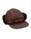 Jones Denali Recycled Fleece Earflap 5-Panel Hat - coffee brown