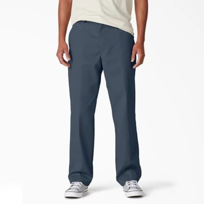 Dickies Woven Twill Regular Fit Flex Pants - airforce blue - view large