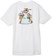 USA Skateboarding TRIO White T-Shirt - white