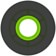 Ricta Cloud Cruiser Skateboard Wheels - transparent black green (78a) - reverse