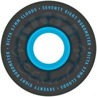 Ricta Cloud Cruiser Skateboard Wheels - transparent black blue (78a)