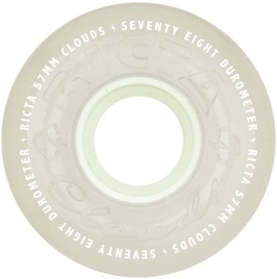 Ricta Cloud Cruiser Skateboard Wheels - gitd aqua (78a) - view large