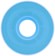 Ricta Cloud Cruiser Skateboard Wheels - gitd aqua (78a) - reverse