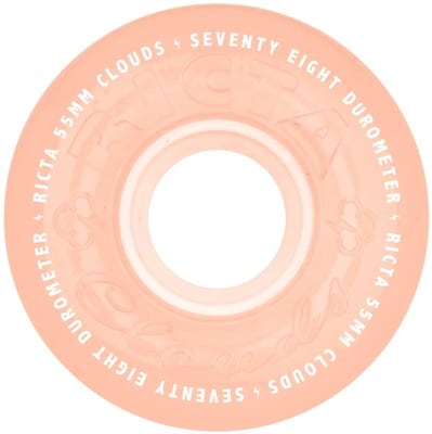 Ricta Cloud Cruiser Skateboard Wheels - gitd red (78a) - view large