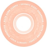 Ricta Cloud Cruiser Skateboard Wheels - gitd red (78a)