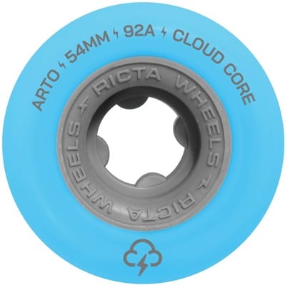 Ricta Clouds 92a Skateboard Wheels - light blue asphalt (92a) - view large