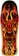 Santa Cruz Winkowski Primeval 10.34 Shaped Skateboard Deck - red