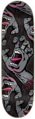 Santa Cruz Crowded Hand 9.0 Skateboard Deck - black - view large