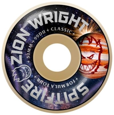 Spitfire Wright Cosmic Formula Four Classic Skateboard Wheels - natural (99d) - view large