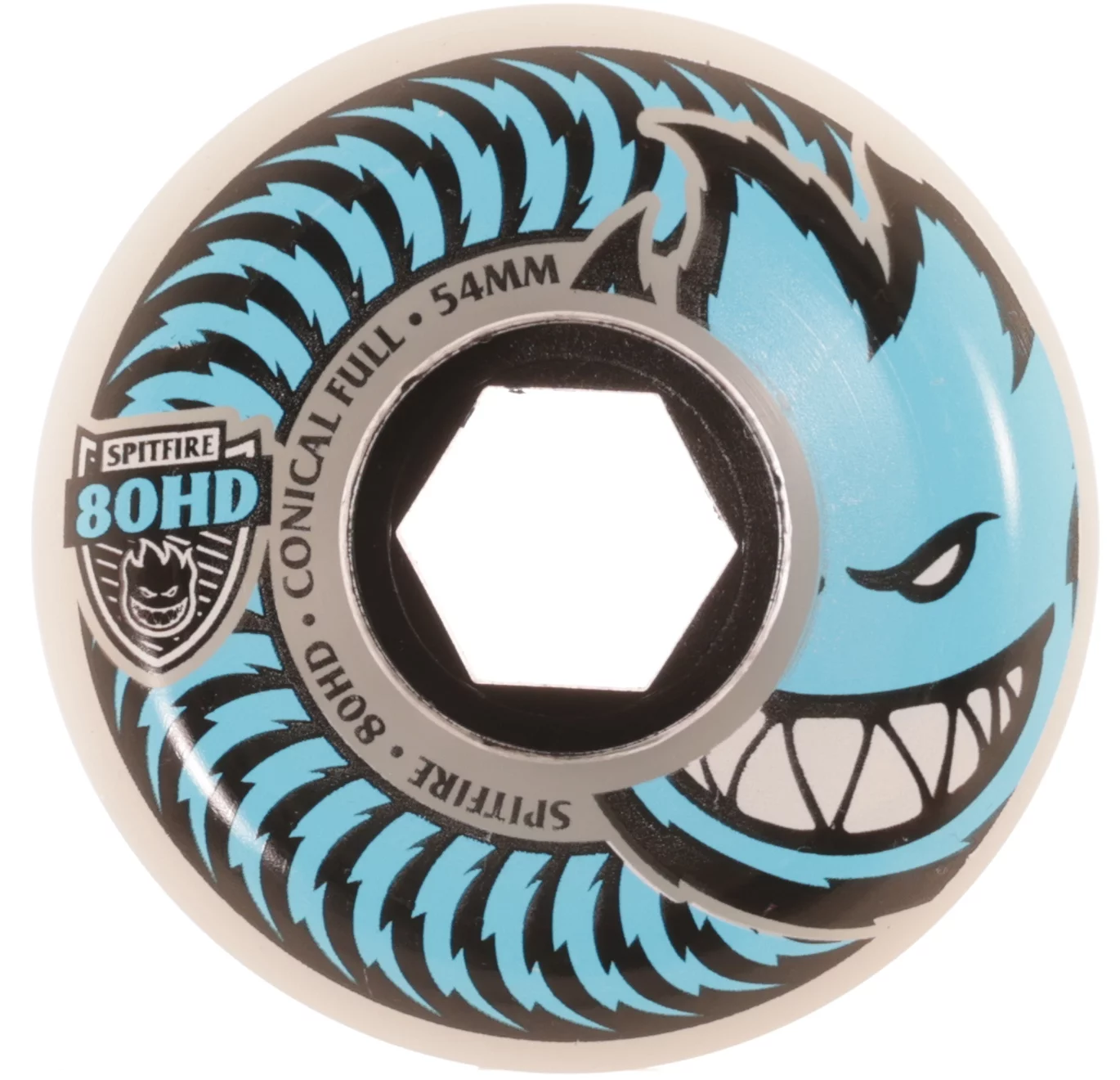スピットファイア　SPITFIRE 80HD Conical Full 55mm Spitfire 80HD Conical Full Cruiser Skateboard Wheels - clear | Tactics
