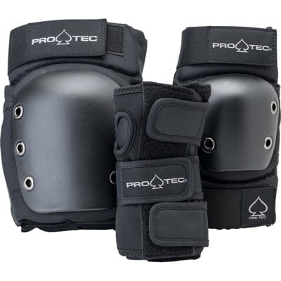 ProTec Street Adult 3 Pack Pad Set - black - view large