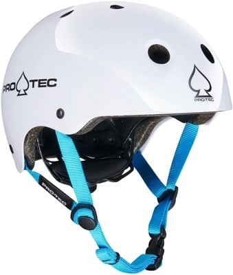 ProTec JR Classic Fit Certified Skate Helmet - gloss white - view large