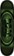 Real DBX Oval Full Shape Skateboard Deck - green