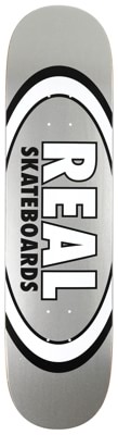 Real Easy Rider Oval Skateboard Deck - metallic silver - view large