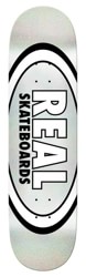 Real Easy Rider Oval Skateboard Deck - metallic white