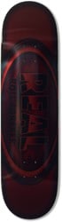 Real DBX Oval Skateboard Deck - red foil